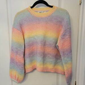 Colorful Striped Women's Sweater